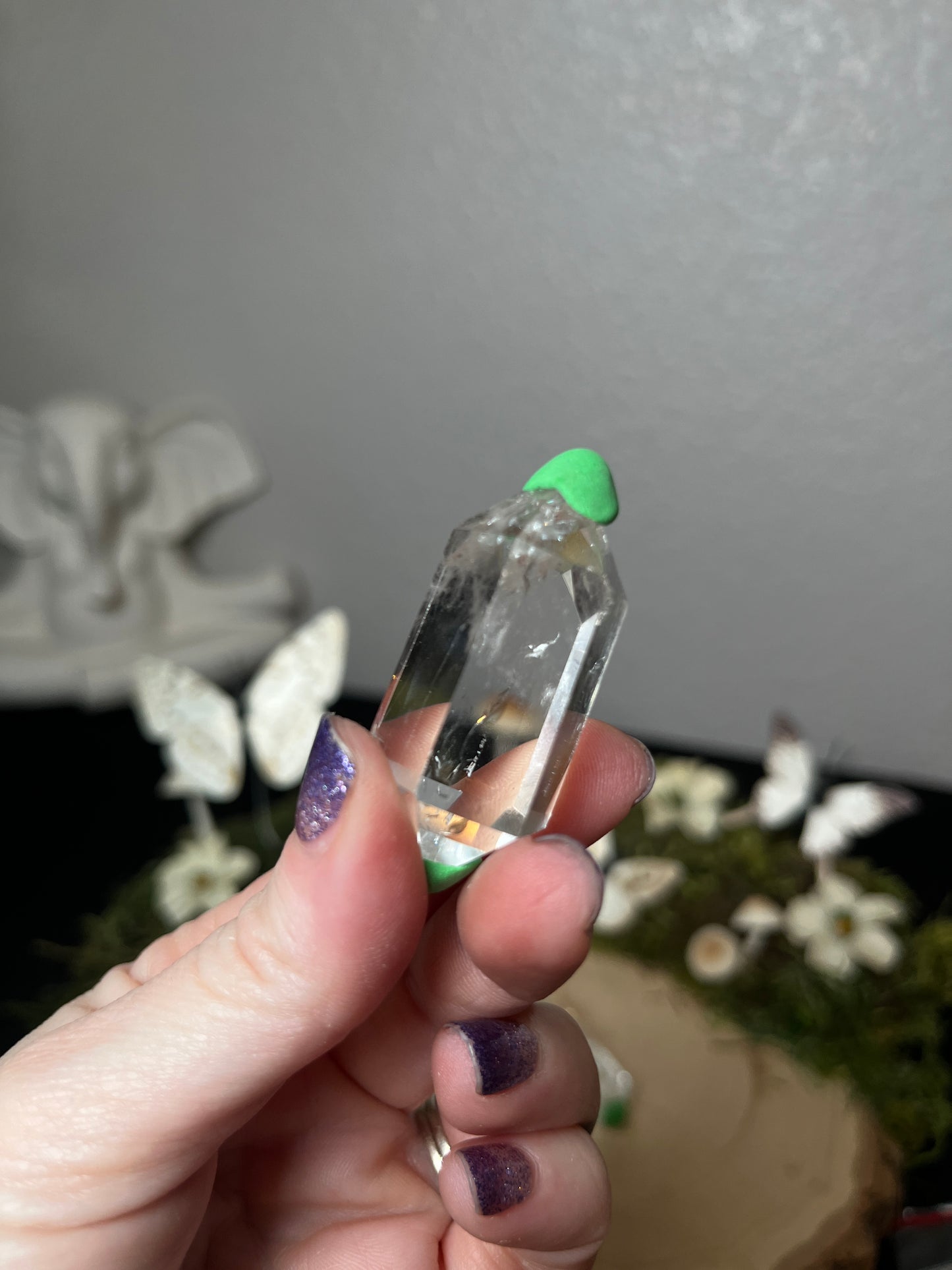 Clear Quarts Double Point