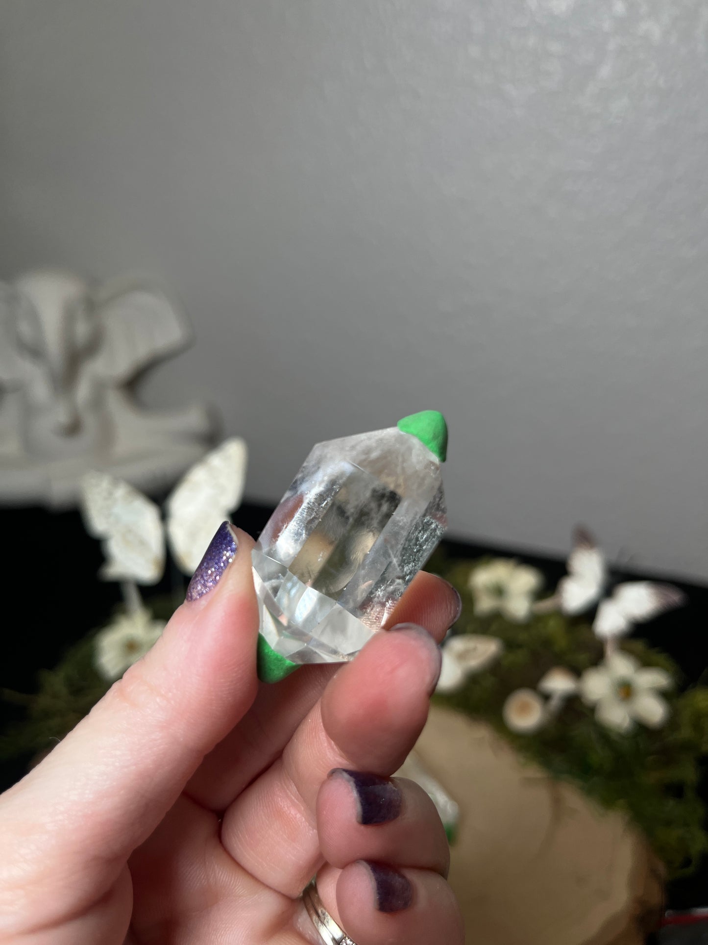 Clear Quarts Double Point
