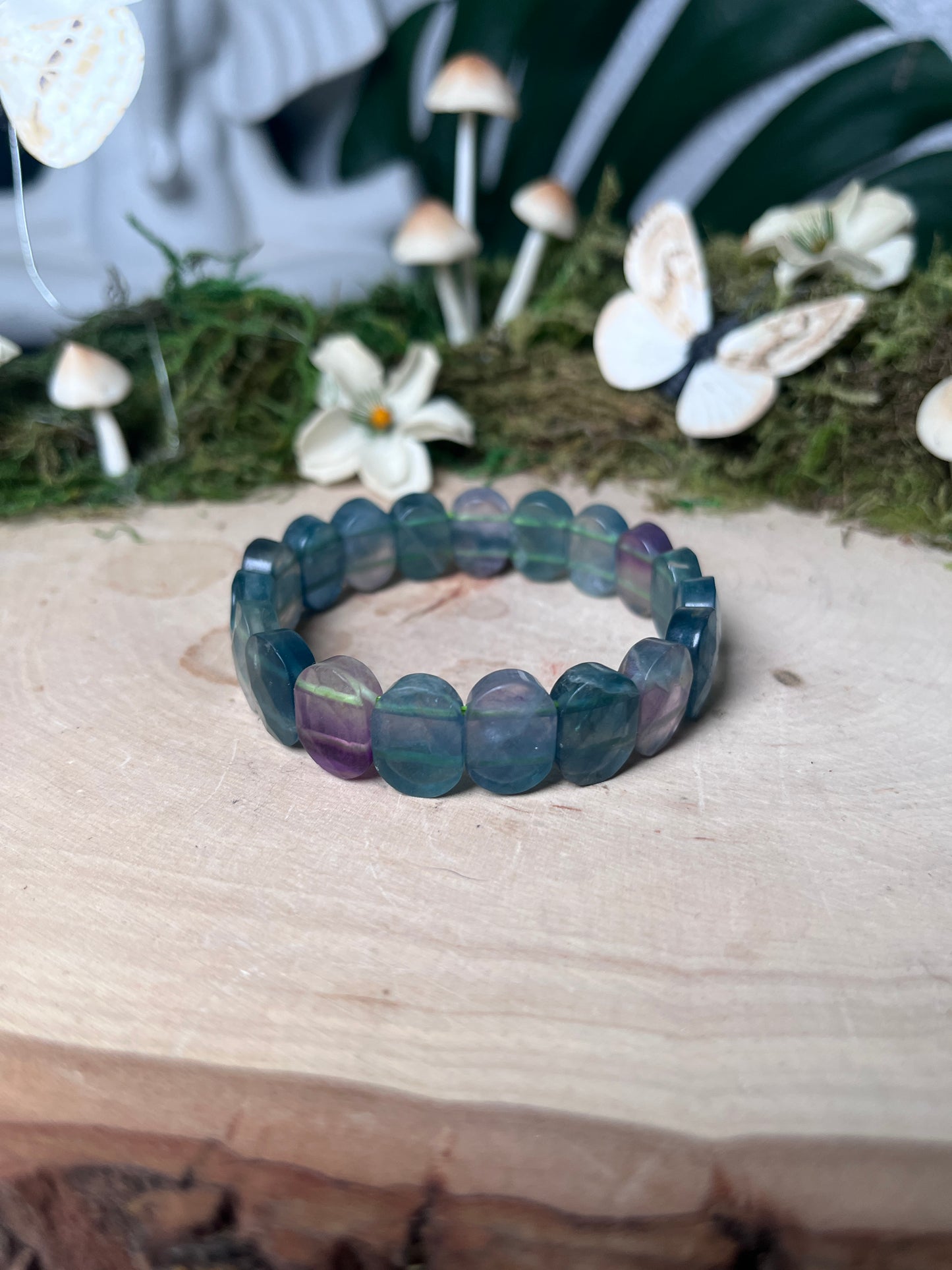 Faceted Fluorite Bracelet