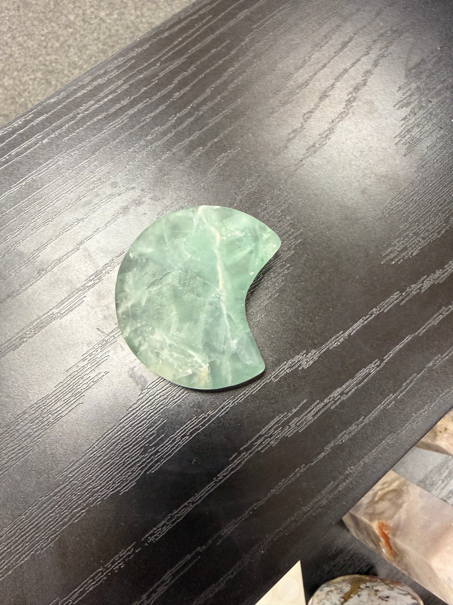 Green Fluorite Moon