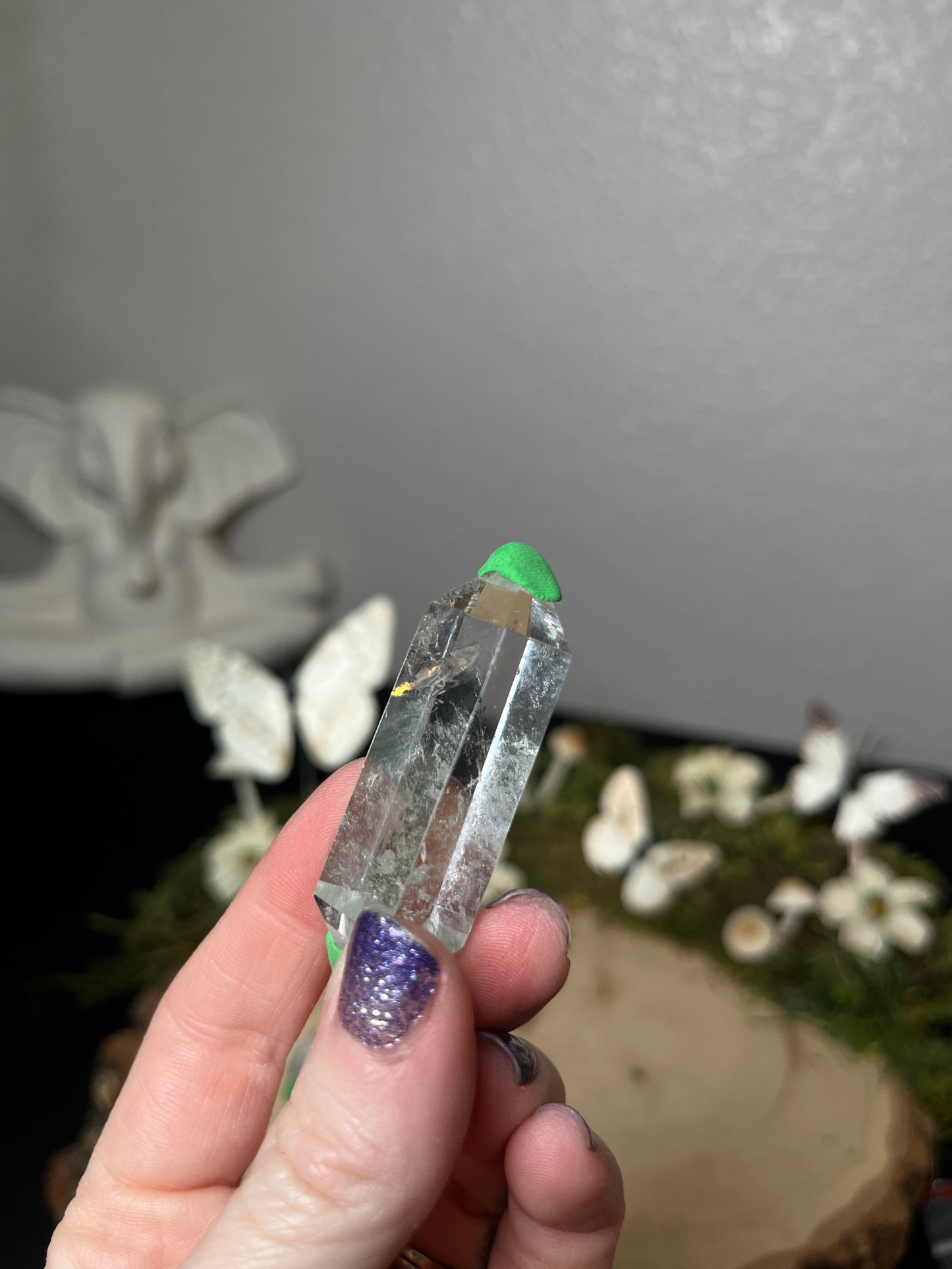 Clear Quarts Double Point
