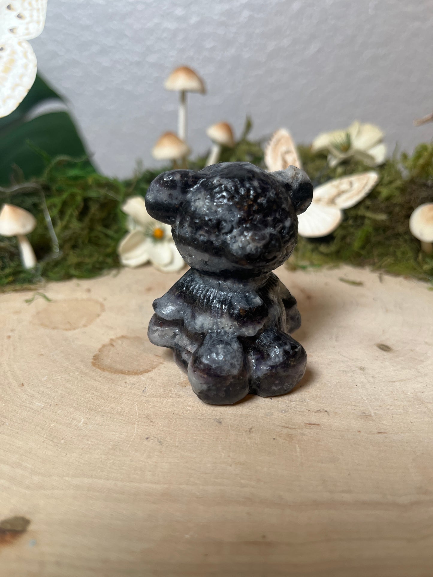 Purple Zebra Jasper Bear