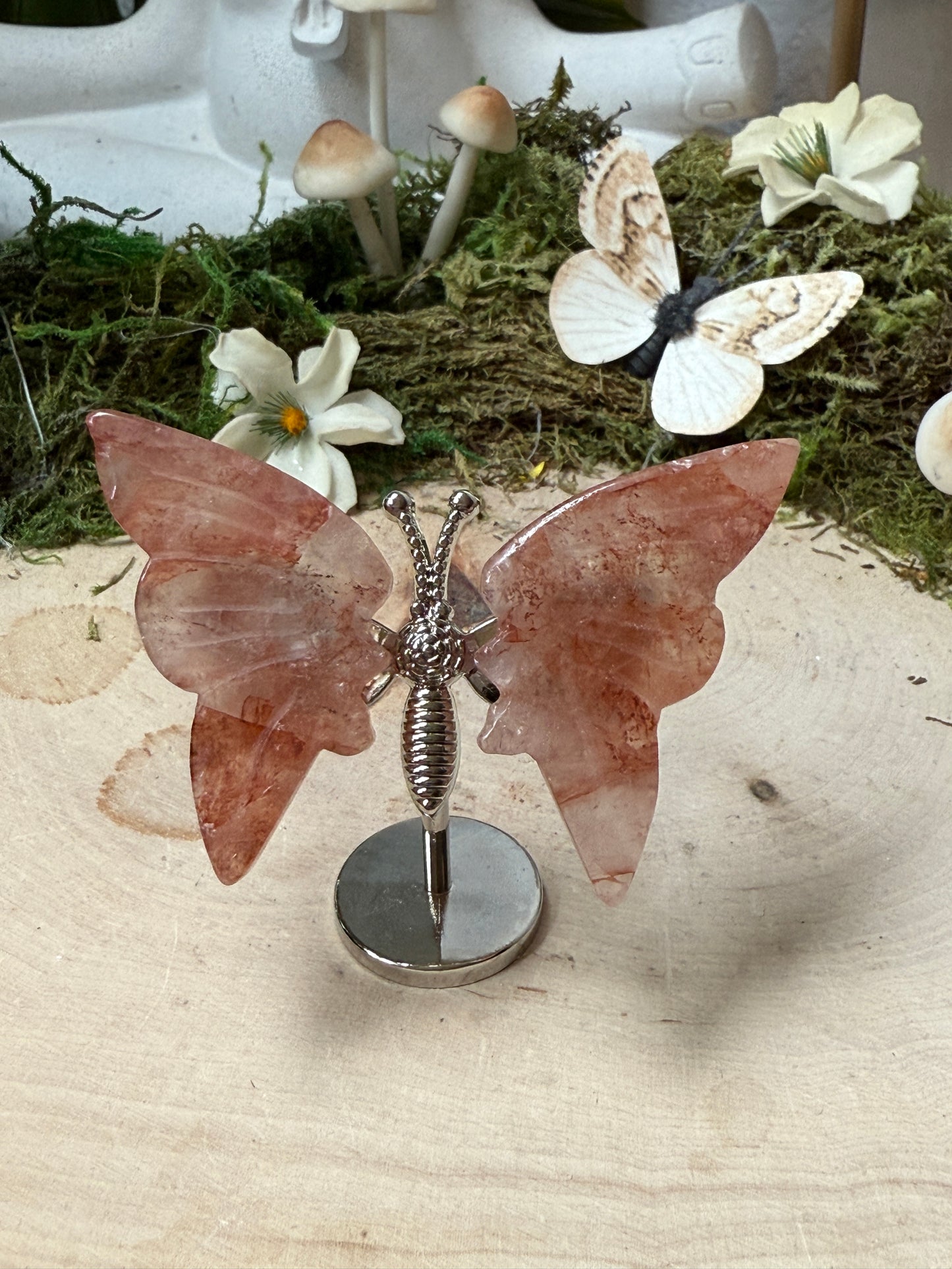 Butterfly on stand