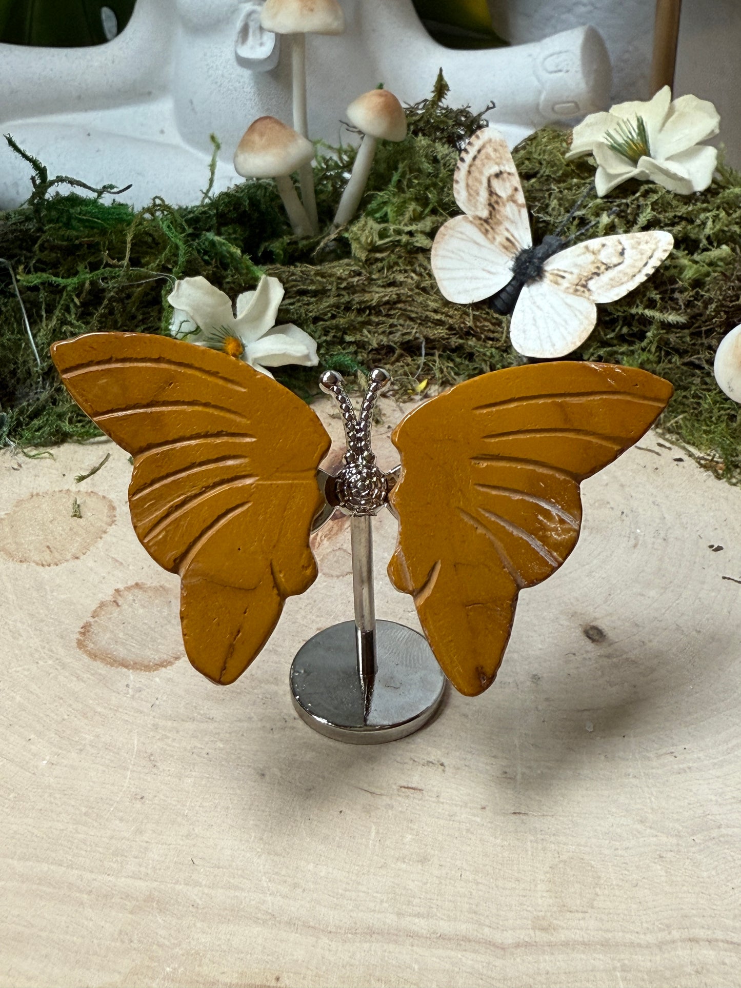 Butterfly on stand