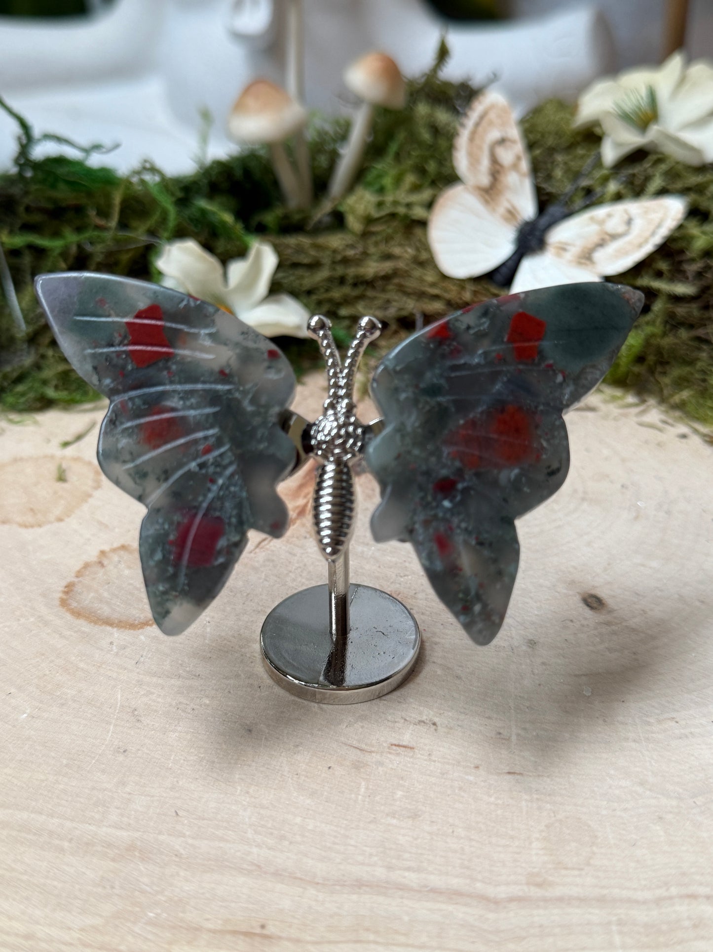 Butterfly on stand