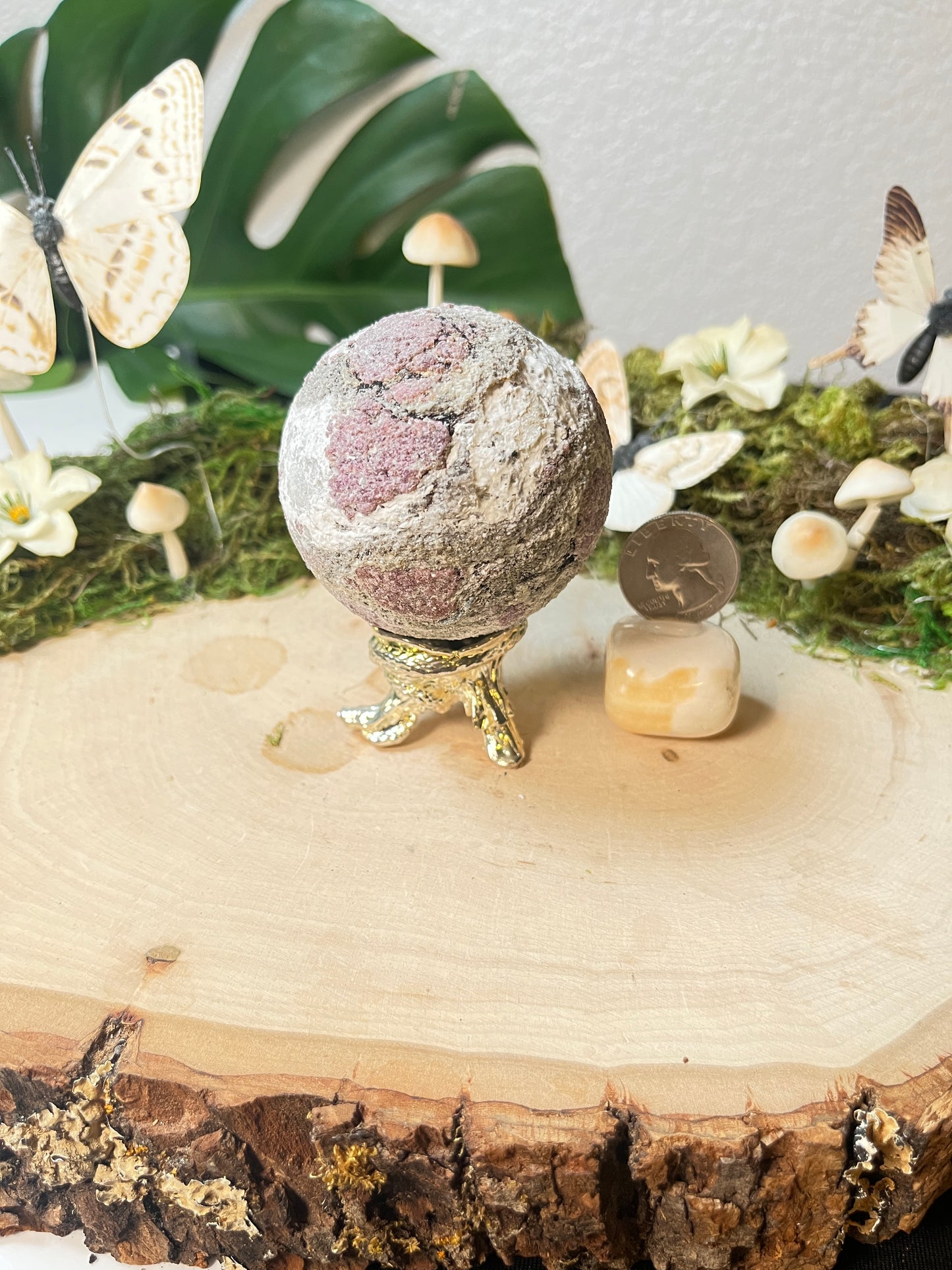 Raw Tourmaline Sphere