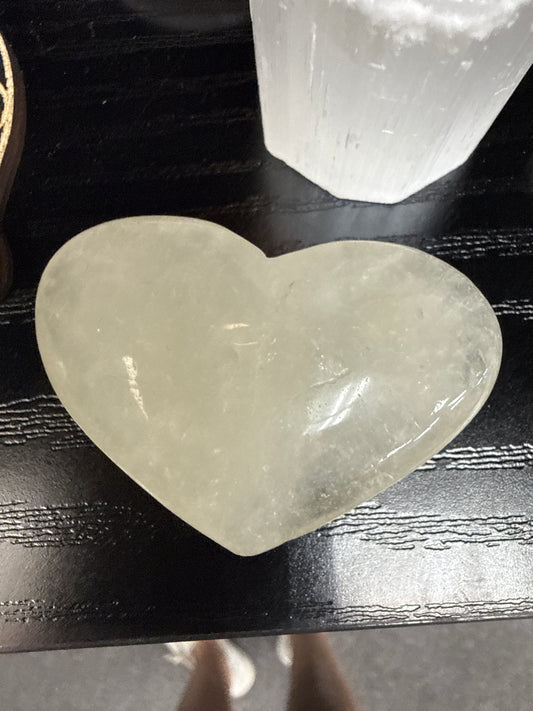 Clear Quarts Heart