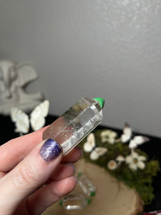 Clear Quarts Double Point
