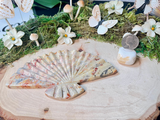 Crazy Agate Fan