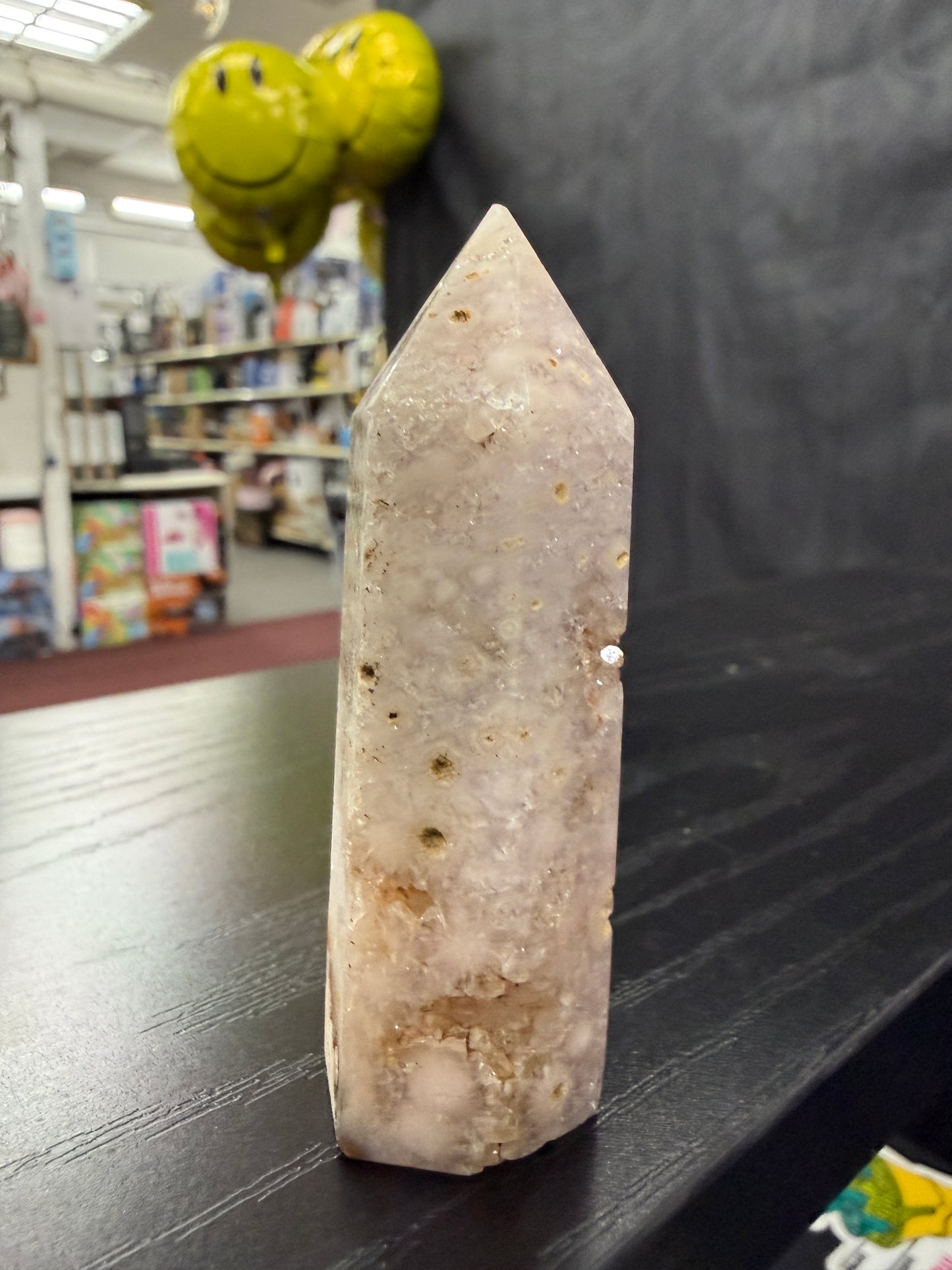 Pink Amethyst with Flower Agate