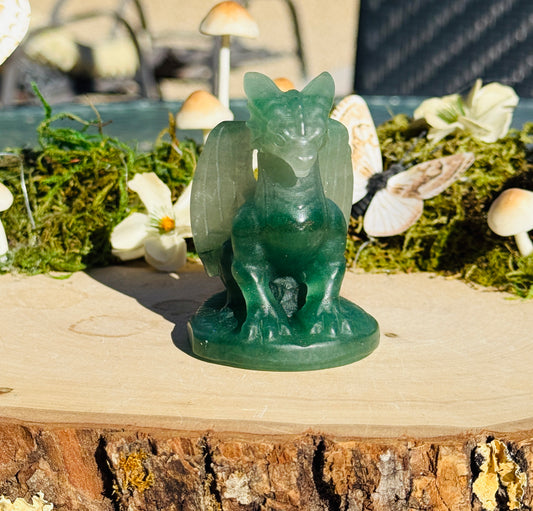 Green Strawberry Quarts Dragon