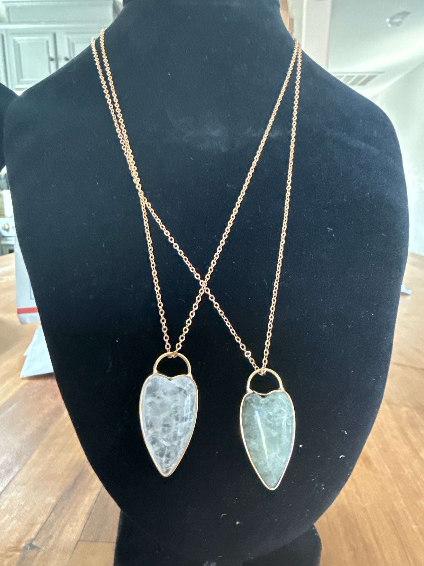 Hearts Pendant - Gold