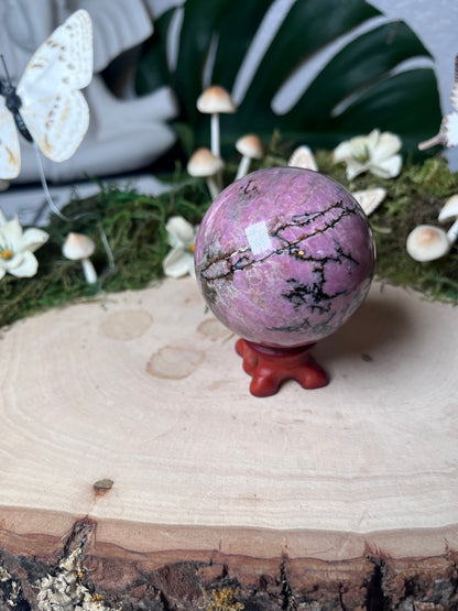 Rhodonite Sphere