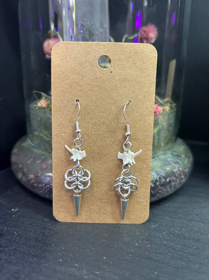 Snake Vertabrae Earrings