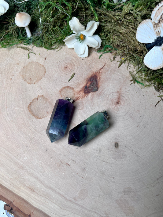 Fluorite Point Pendant