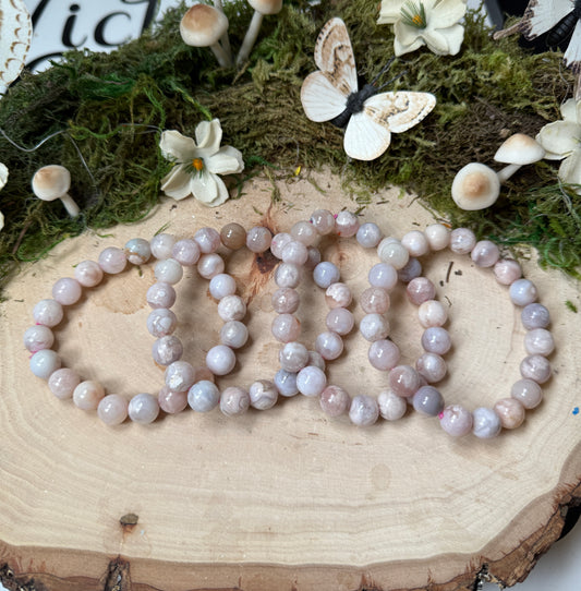 Flower Agate Bracelet