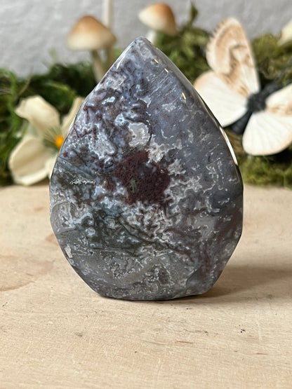 Moss Agate Tear Drops