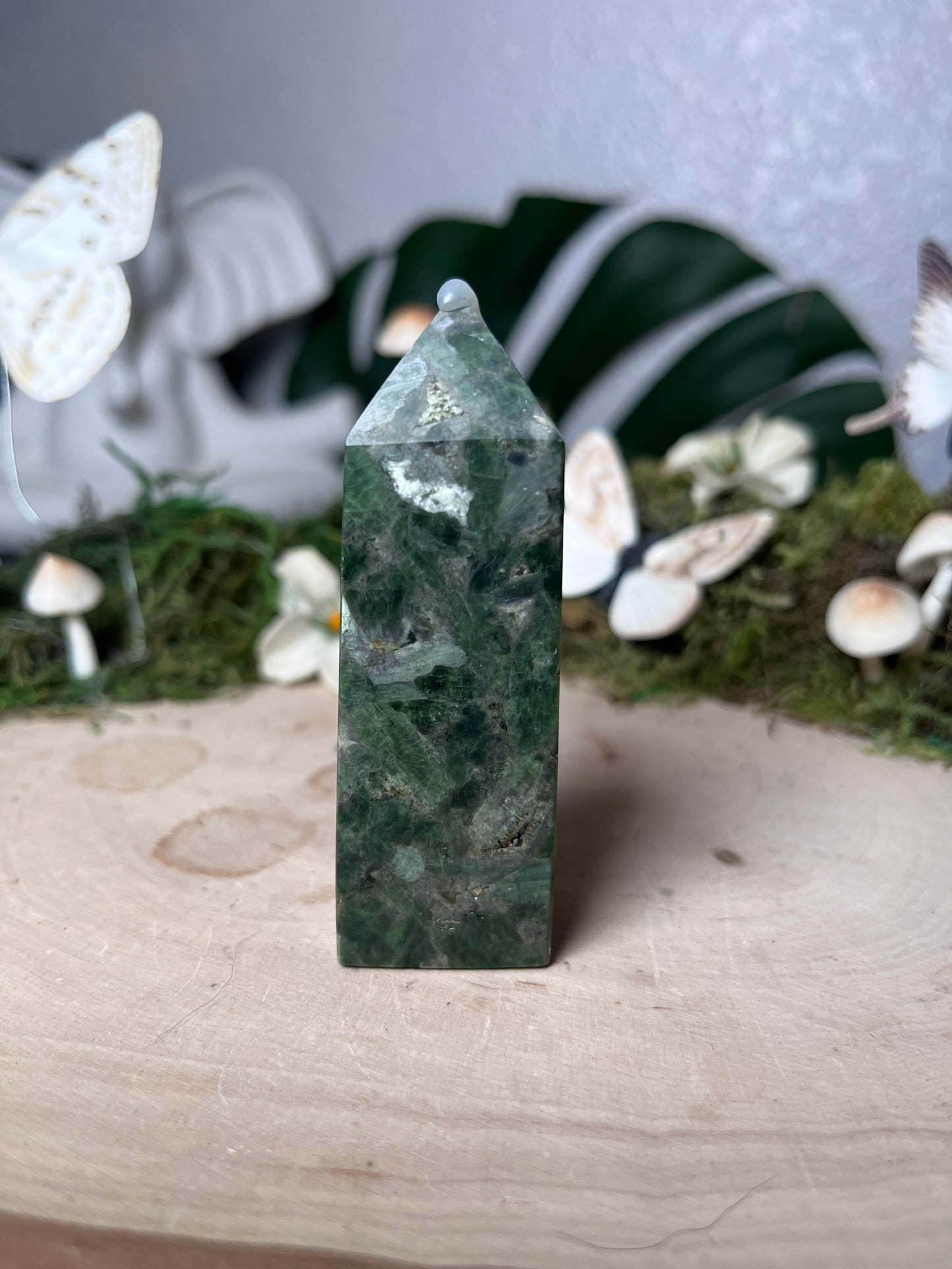 Green Diopside Point